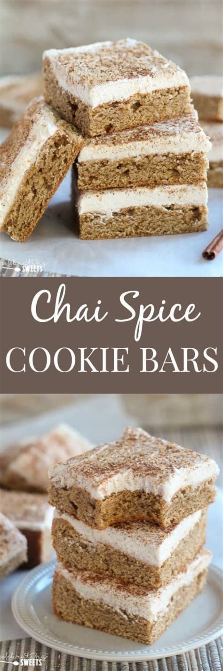 Chai Spice Cookie Bars - Celebrating Sweets