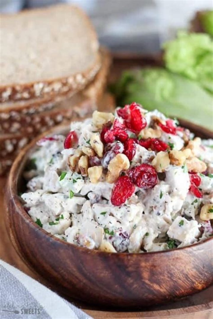 Cranberry Walnut Chicken Salad - Celebrating Sweets