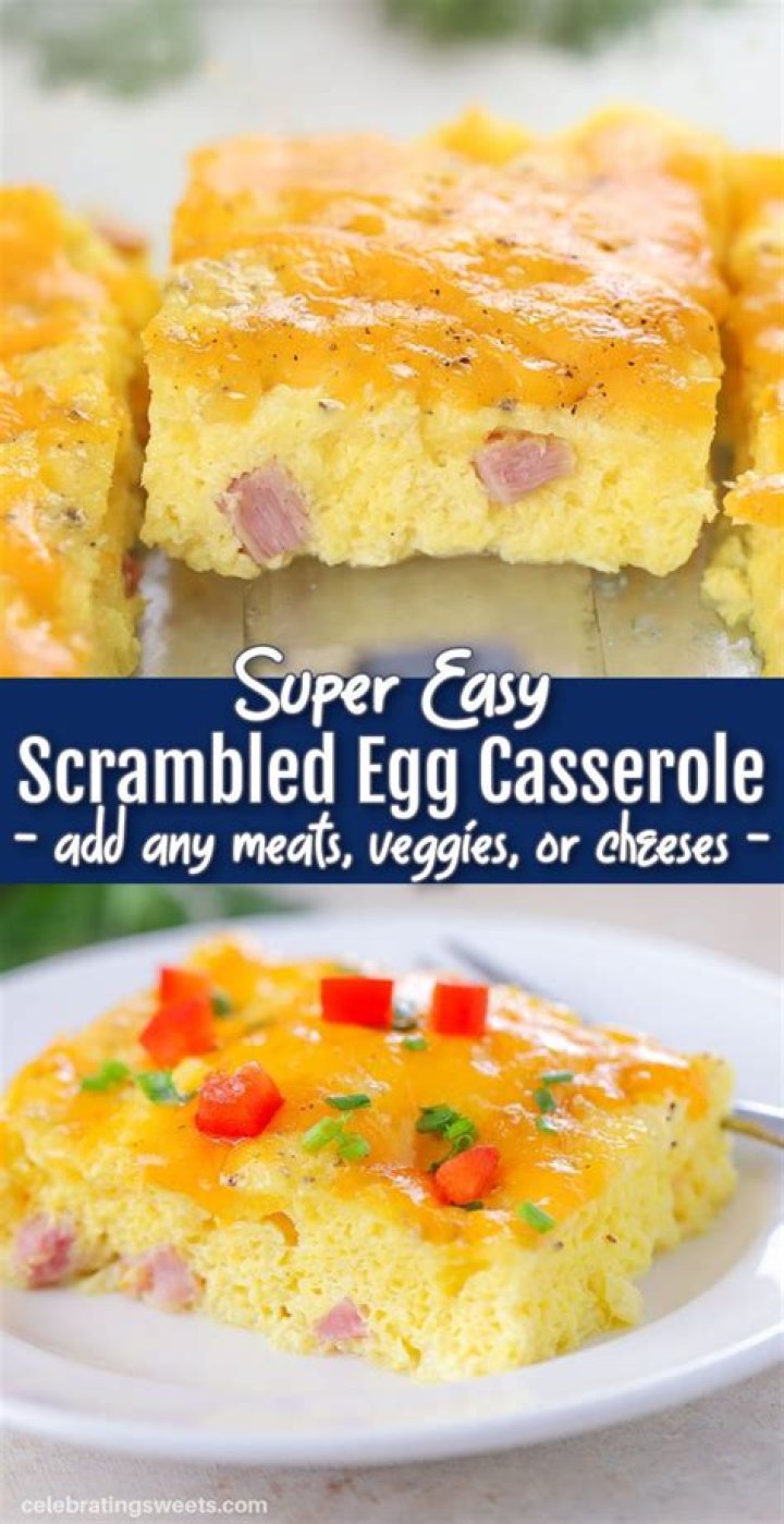 Egg Casserole - Celebrating Sweets