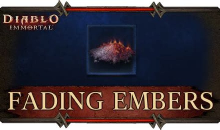 Fading Embers Diablo immortal - SarkariResult
