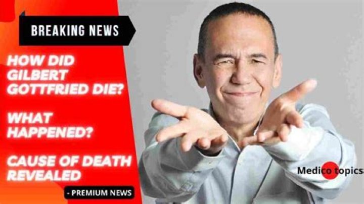 Gilbert Gottfried Obituary And Cause Of Death : What Happened To Gilbert Gottfried ? - SarkariResult