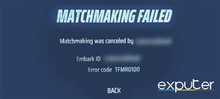 How to Fix / Solve: The Finals Error Code TFMR0100 Matchmaking Was Canceled By - SarkariResult