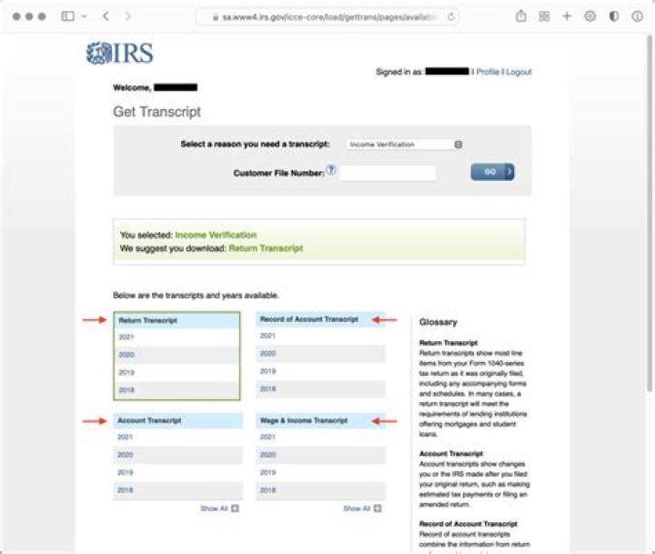 IRS Transcript Online 2024 : Know Eligibility, Benefits, Amount And Complete Guide - SarkariResult