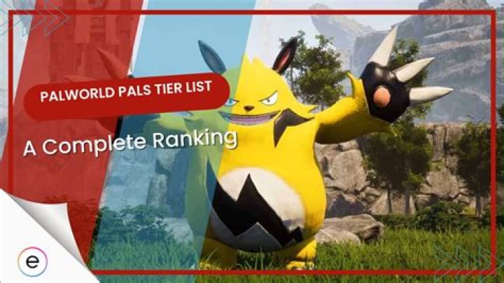 Palworld Tier List 2024: The Complete Pals List - SarkariResult