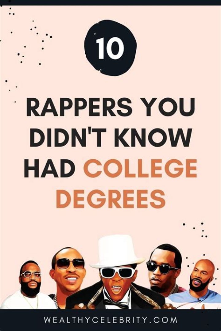 Top 10 Richest & Educated Rappers With College Degrees