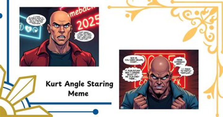 What's The Kurt Angle Stare Meme? Check Out The Kurt Angle Stare Meme Video - SarkariResult
