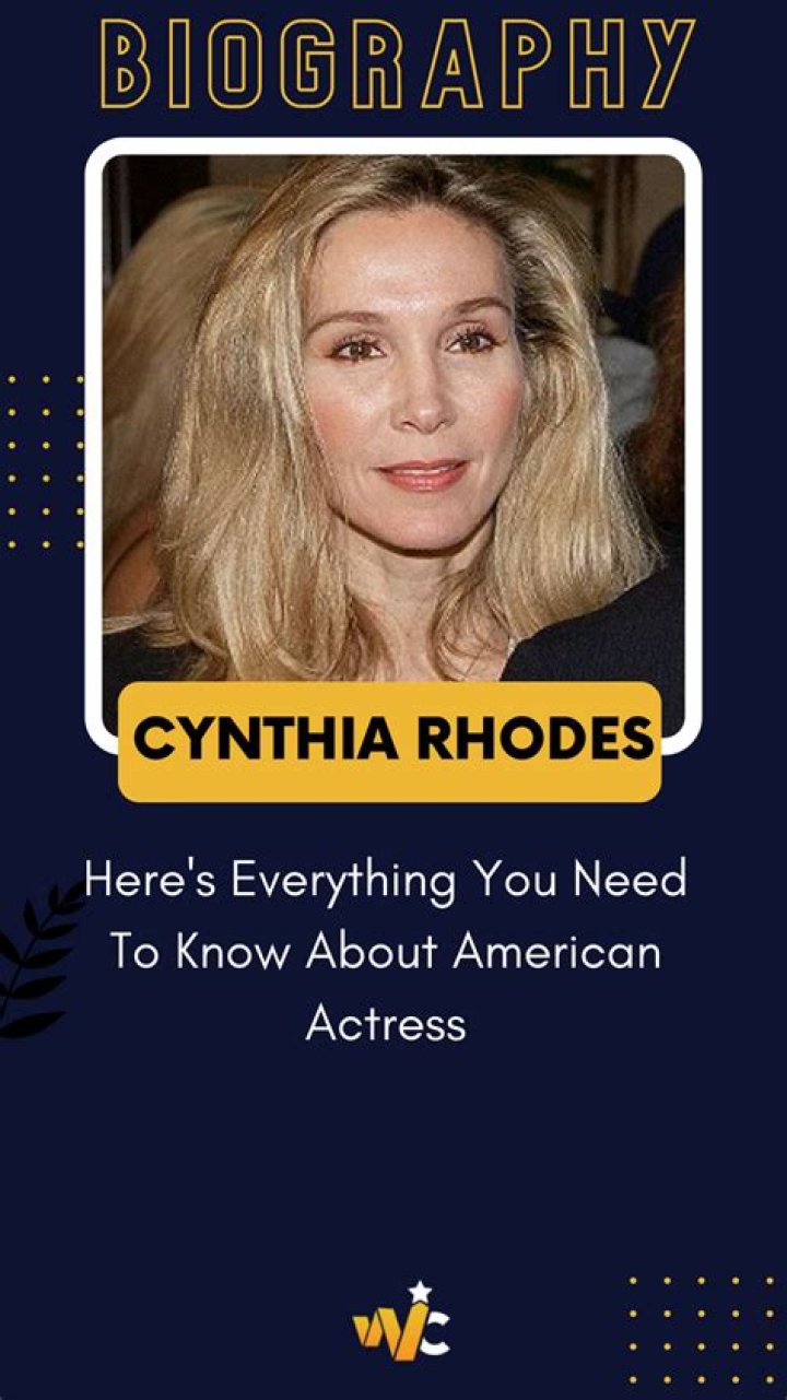 Who is Cynthia Rhodes? – All About Richard Marx’s Ex-Wife